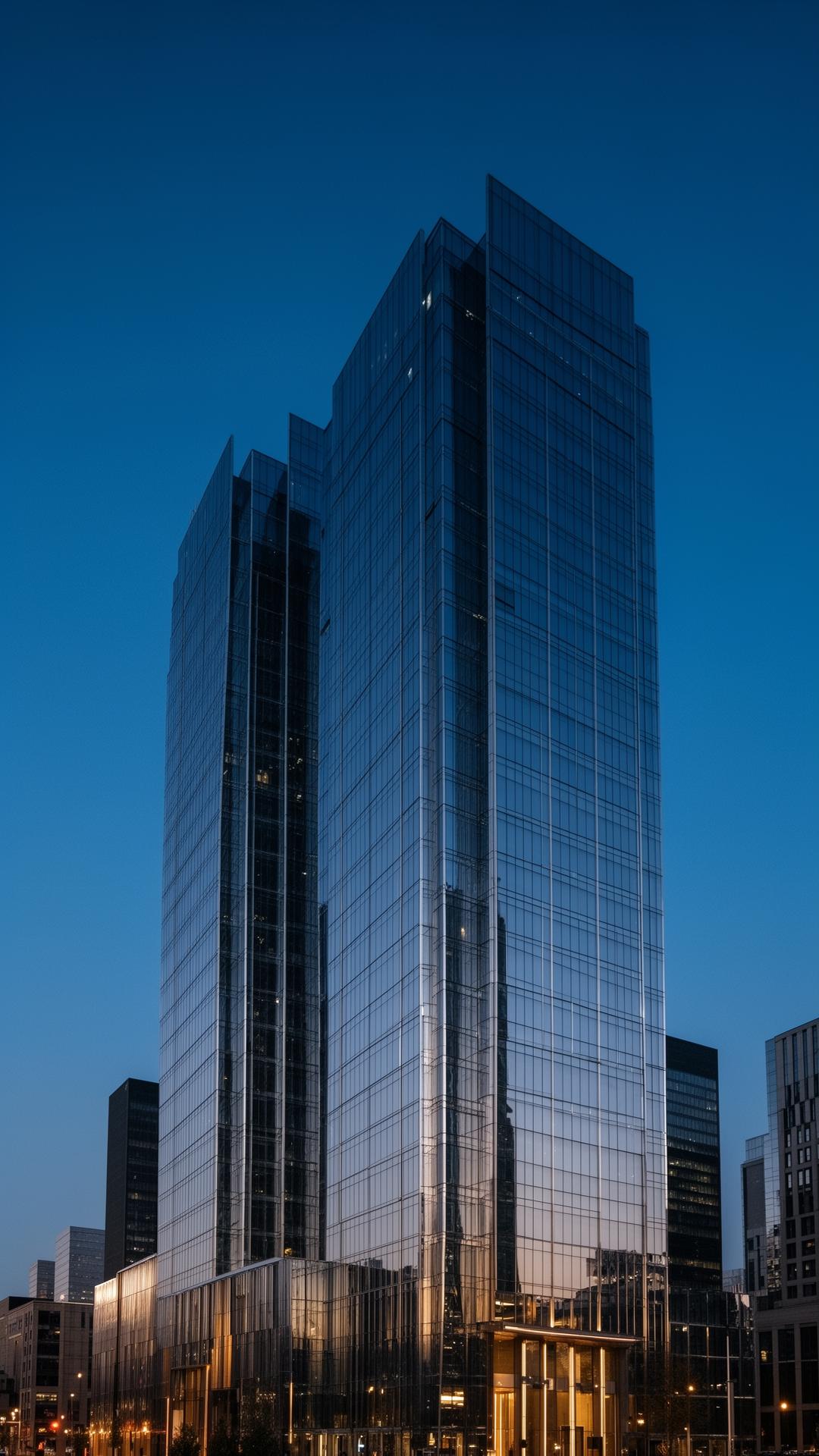 Modern corporate tower